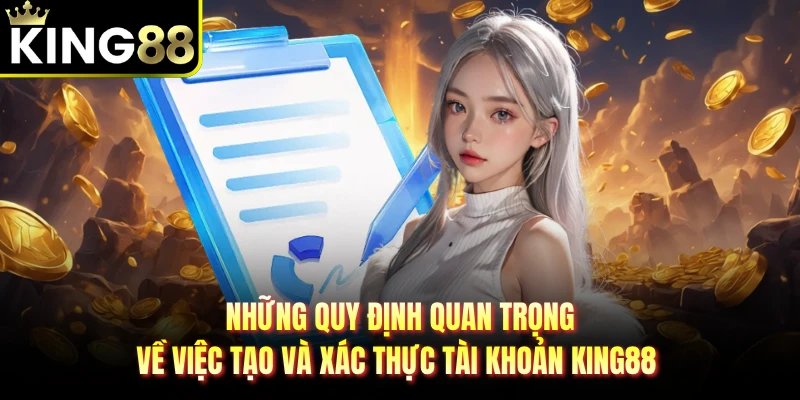 Những quy định quan trọng về việc tạo và xác thực tài khoản KING88 