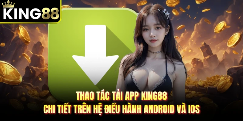 Thao tác tải app KING88 chi tiết trên hệ điều hành Android và iOS